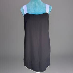 Banana Republic Dress Women 4 a-line shift side zip 3 Tiers Sleeveless